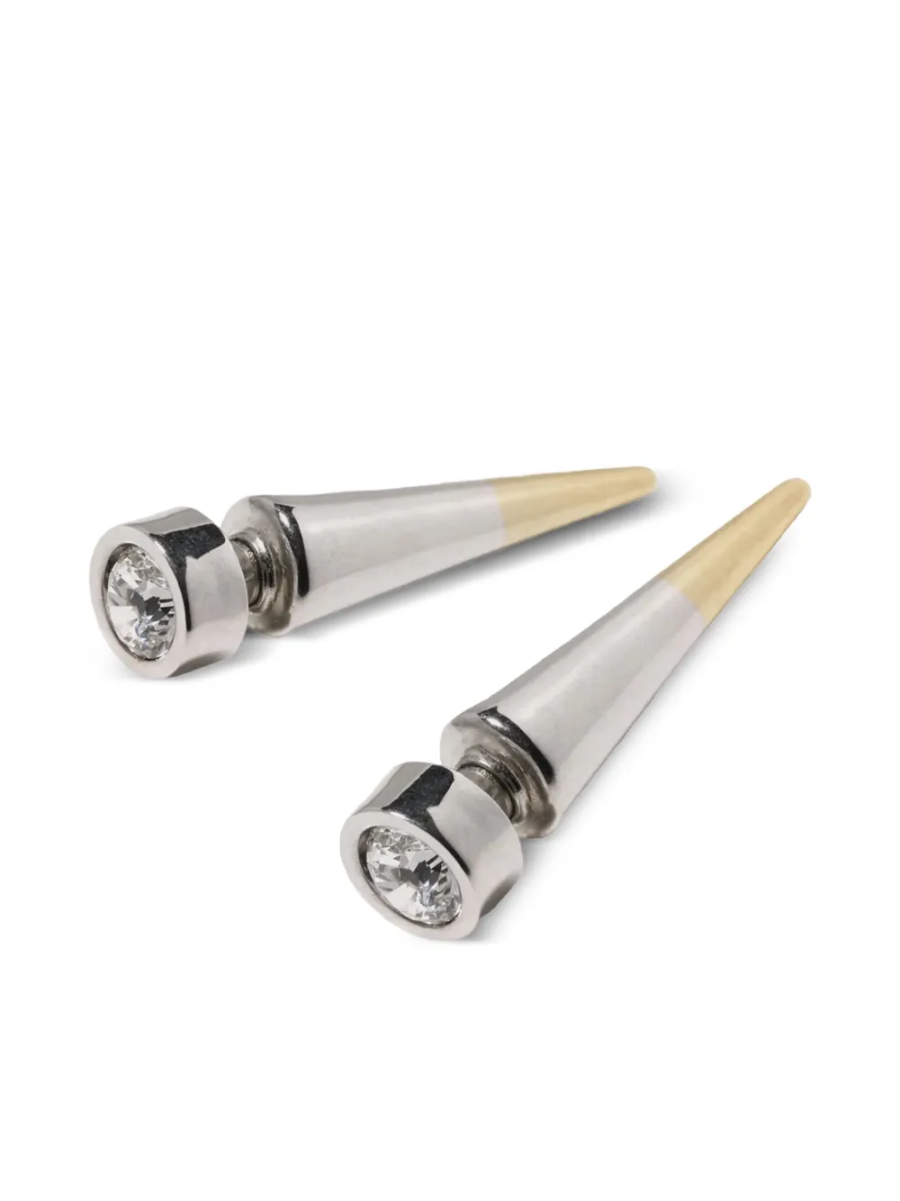 

Серьги-шипы с бриллиантами Panconesi, серебристый