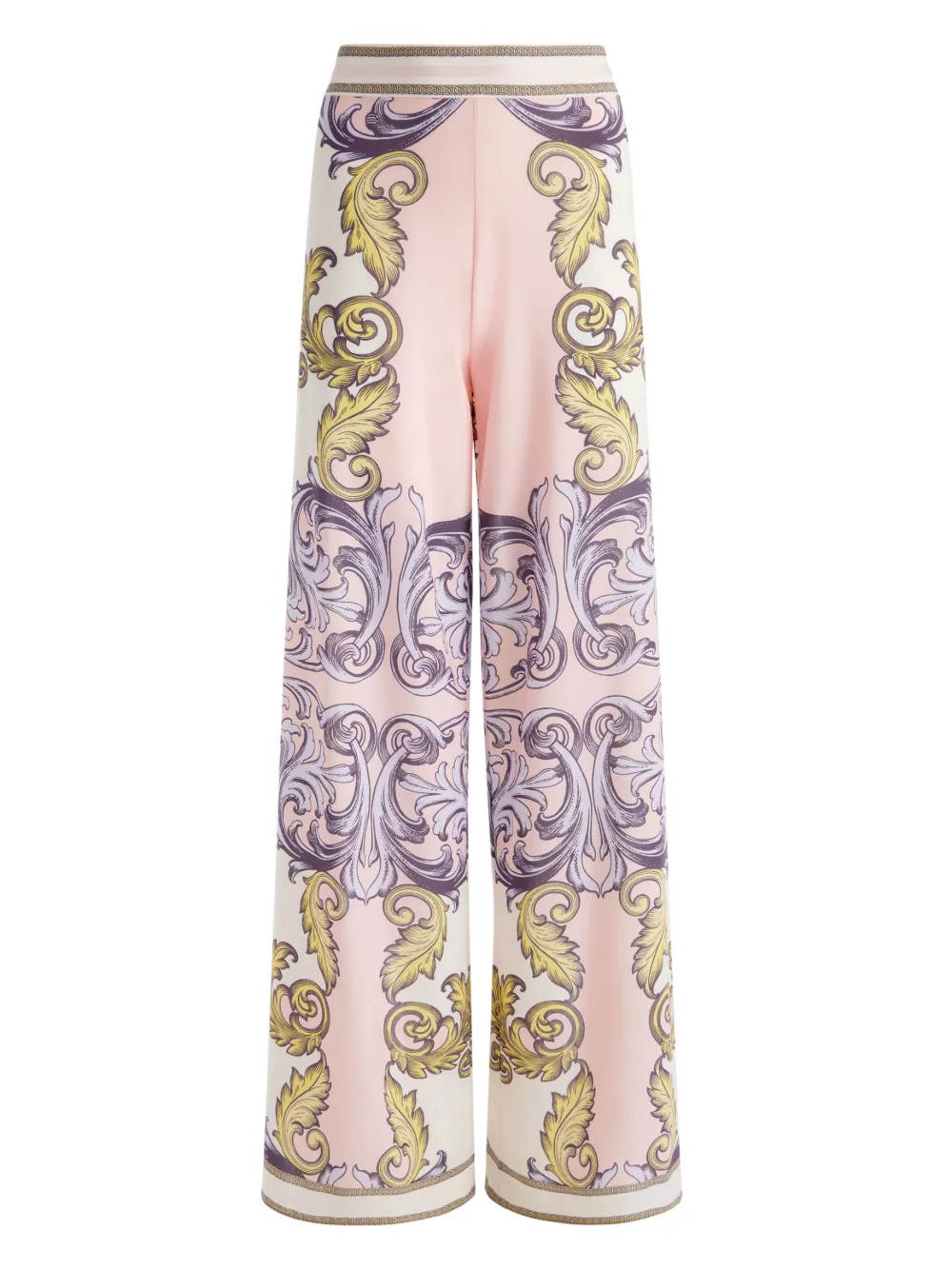 

Брюки Athena широкого кроя alice + olivia, розовый