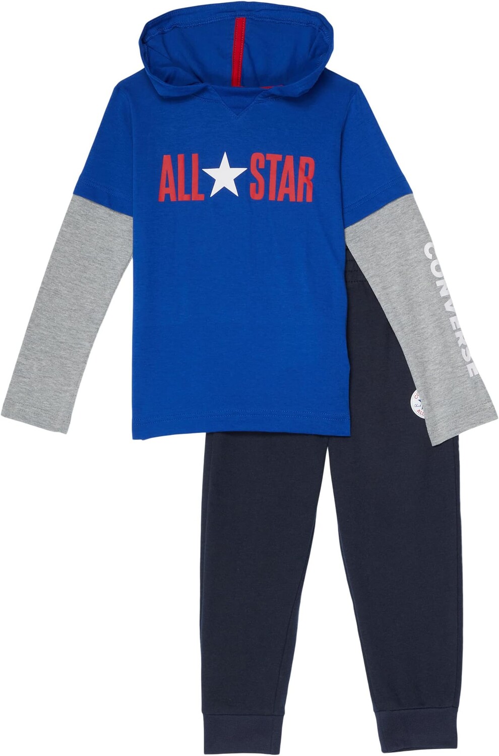 

Детский набор Converse All Star Twofer Hoodie and Joggers Set, синий