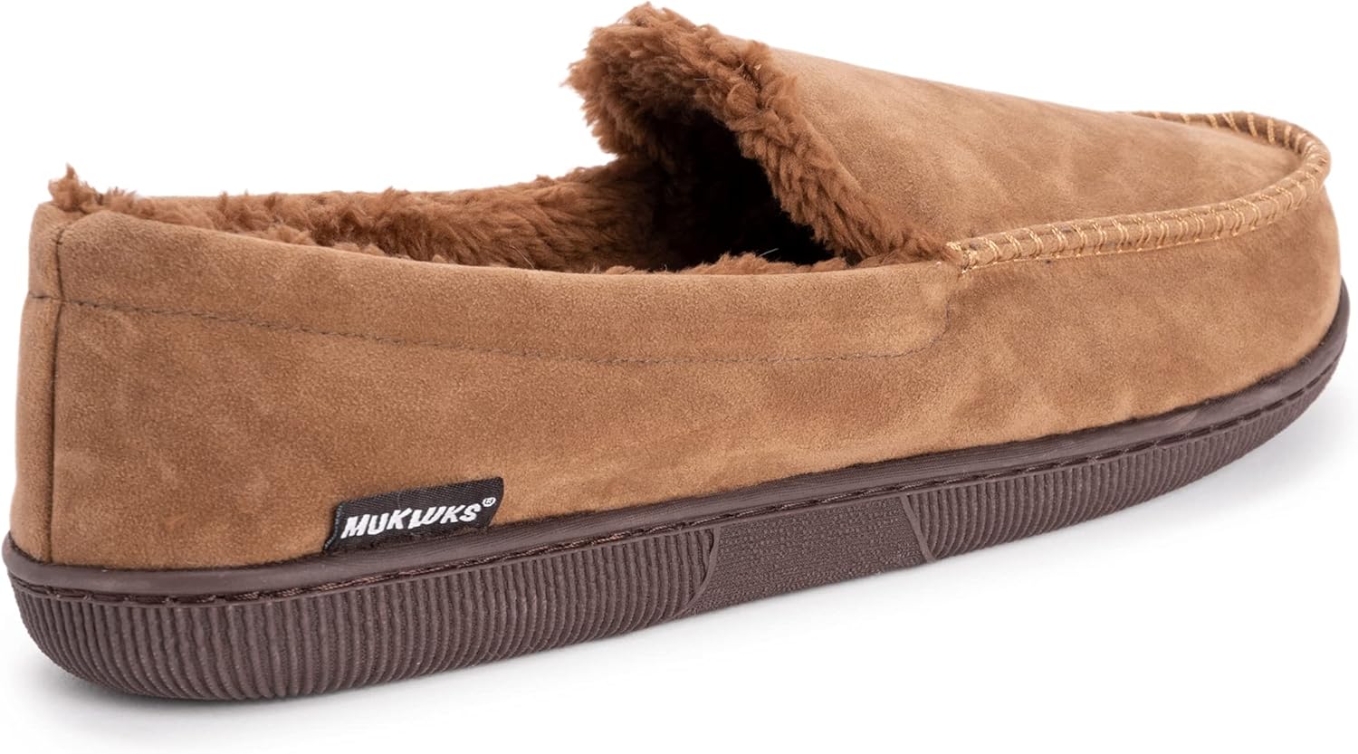 MUK LUKS мужские мокасины из искусственной замши, коричневый — фото 2