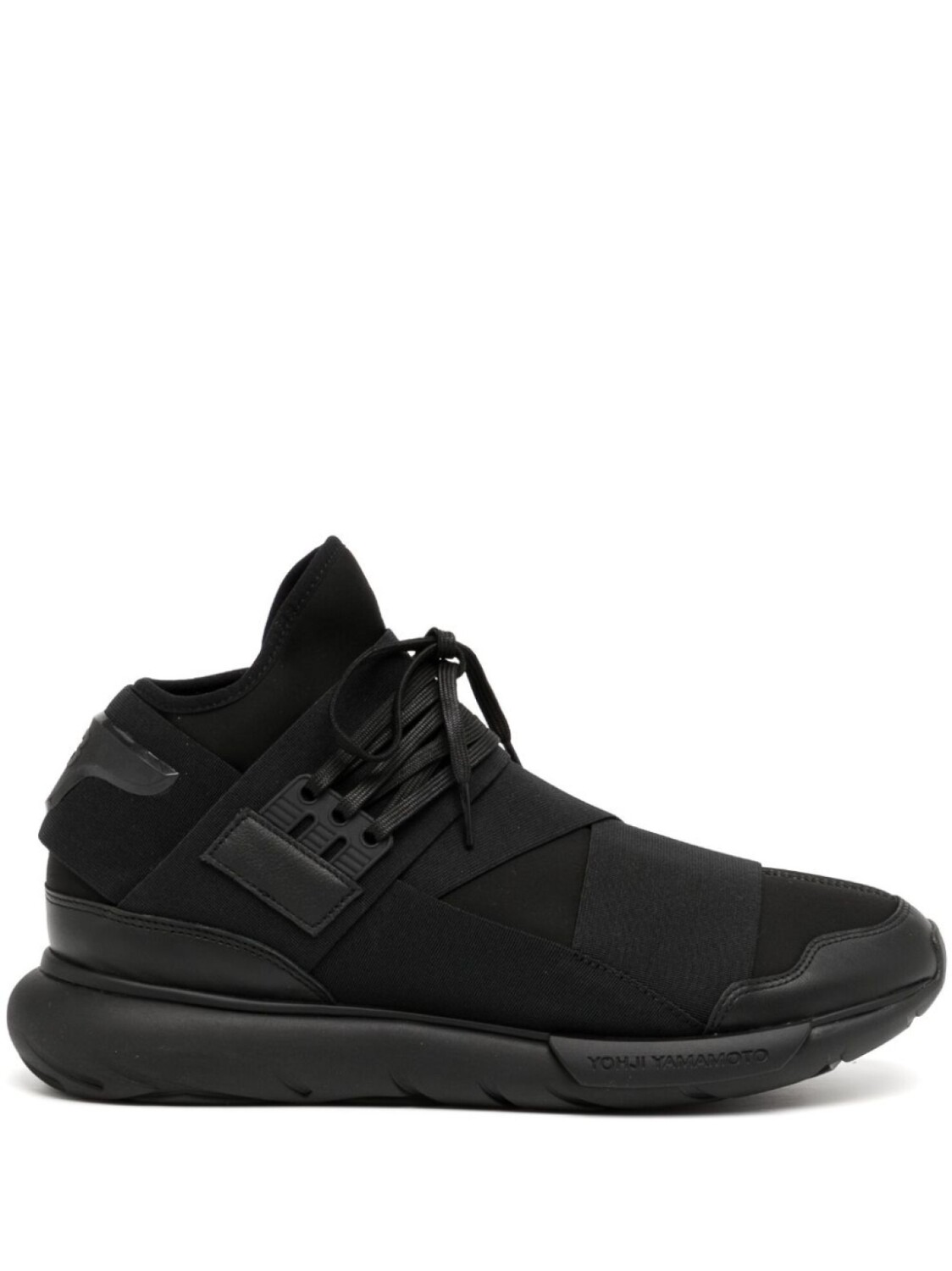 

Y-3 кроссовки Qasa High 'Triple Black', черный
