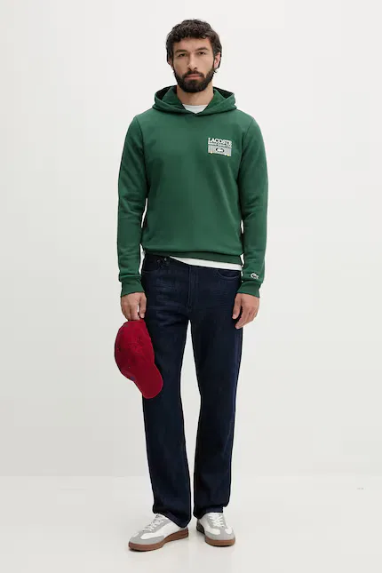 Худи Lacoste, зеленый — фото 2