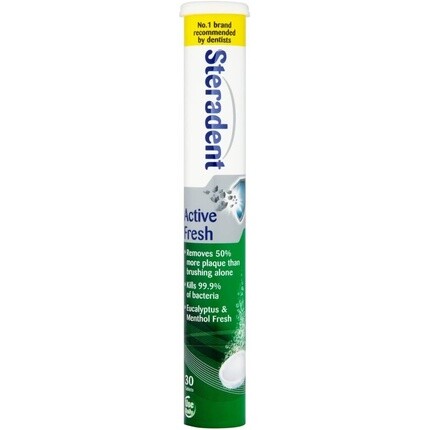 

Steradent Active Fresh ежедневное очищающее средство 30 таблеток