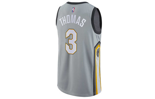 Спортивная футболка nba isaiah thomas cleveland cavaliers swingman jersey city edition grey Nike, серый — фото 2