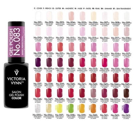 

Vynn UV LED гель-лак Hybrid Manicure Soak Off Nails 8 мл Victoria