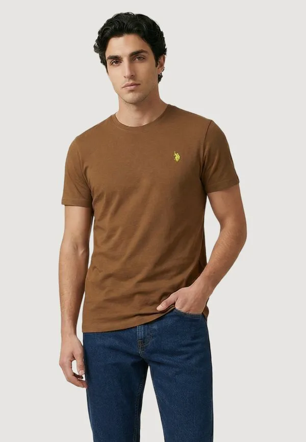 Mick us43 154015 базовая футболка U.S. Polo Assn., Brown