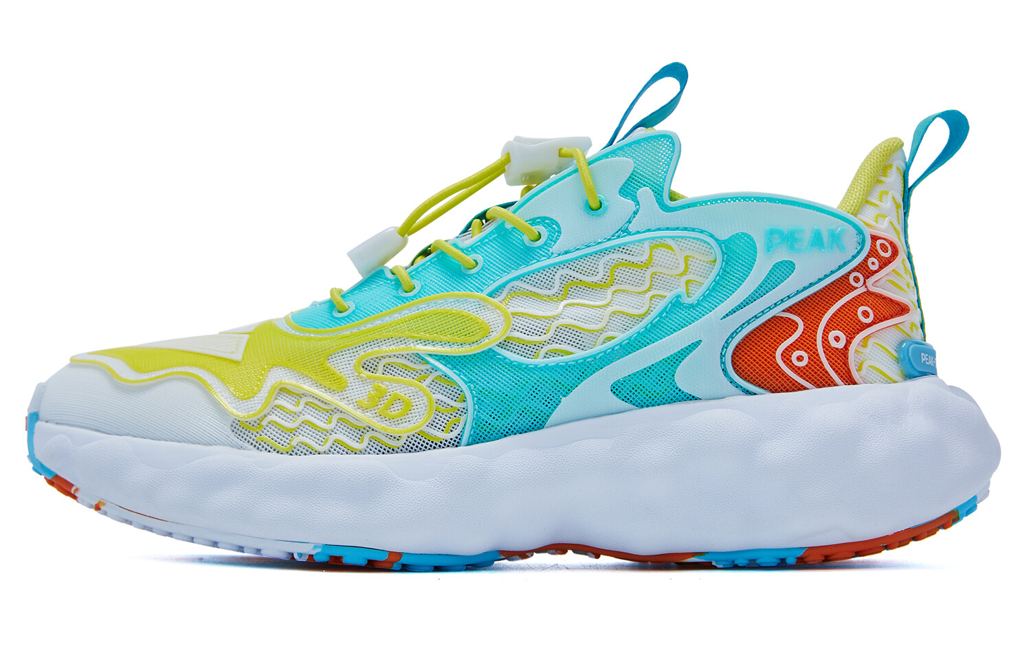 

Кроссовки State Pole Cloud Kids GS Low-top красные зеленые синие Peak