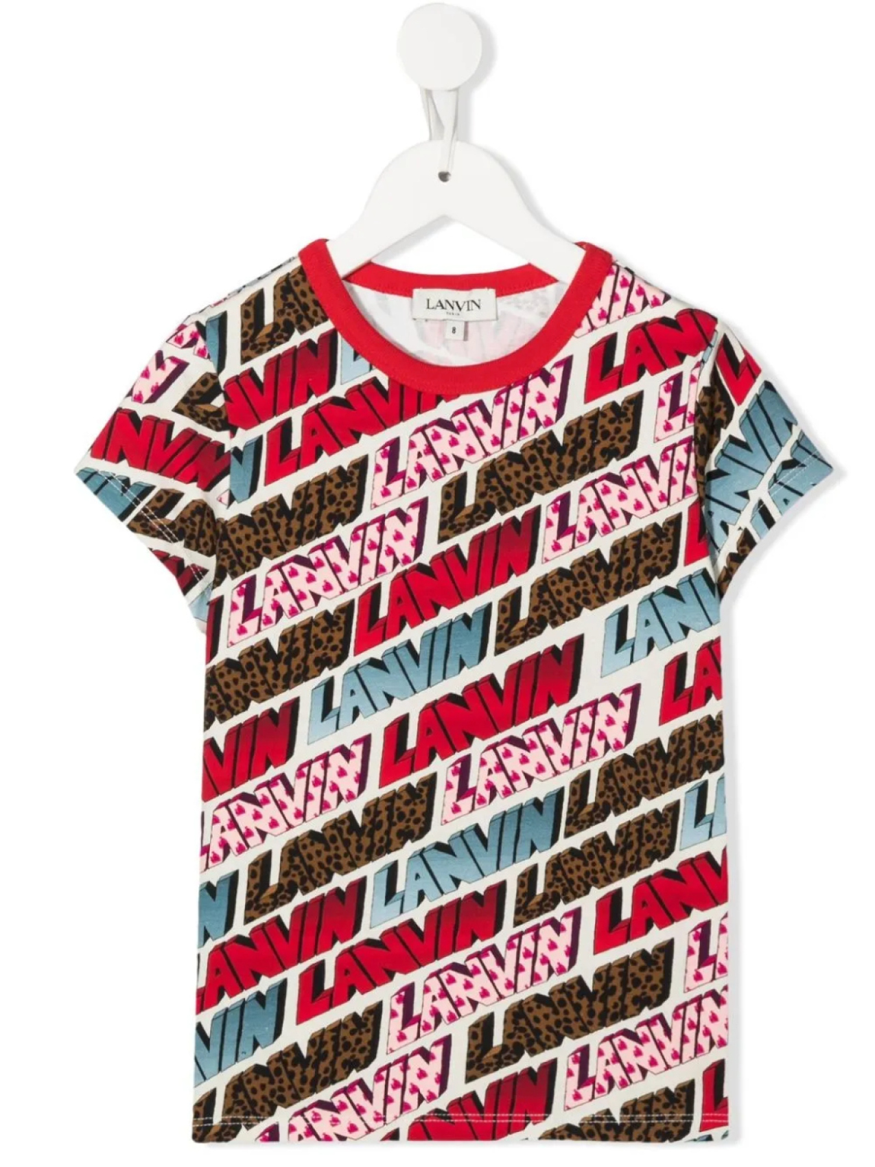 

Lanvin Enfant футболка с логотипом, розовый