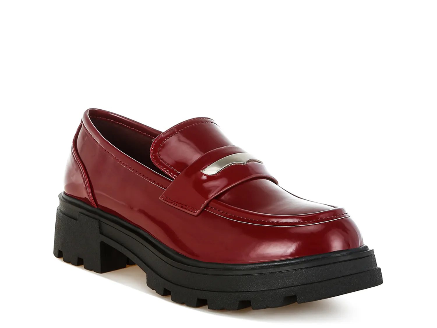 Лоферы London Rag Gleam Stride Loafer, бургундия