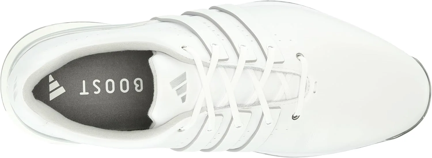 Мужские гольф-туфли Adidas Tour360 24, белый/металлик — фото 2