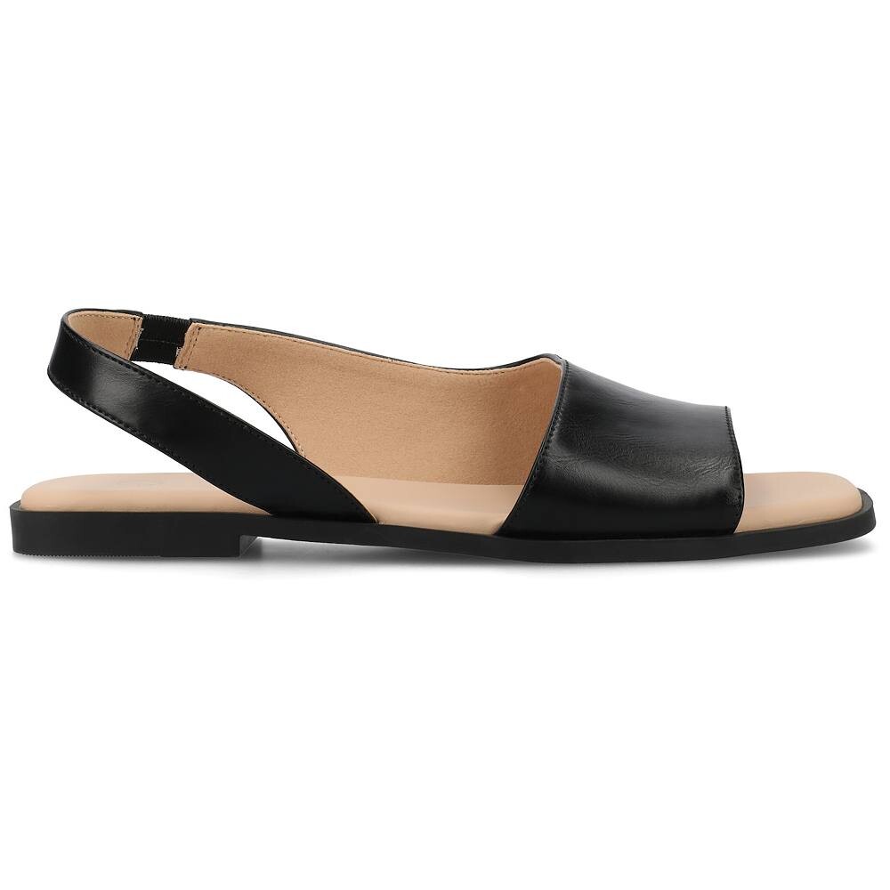 Женские сандалии Brinsley Tru Comfort из пеноматериала под крокодиловую текстуру Journee Collection с ремешком на спине и ремешком на спине Journee Collection, цвет Tan — фото 2