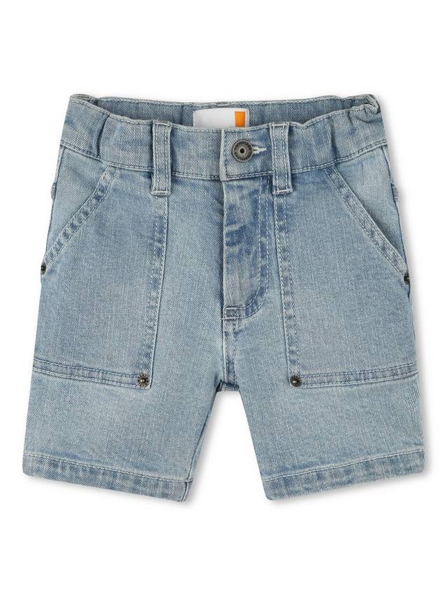 

Детские джинсовые шорты Timberland, цвет Bleach Blue
