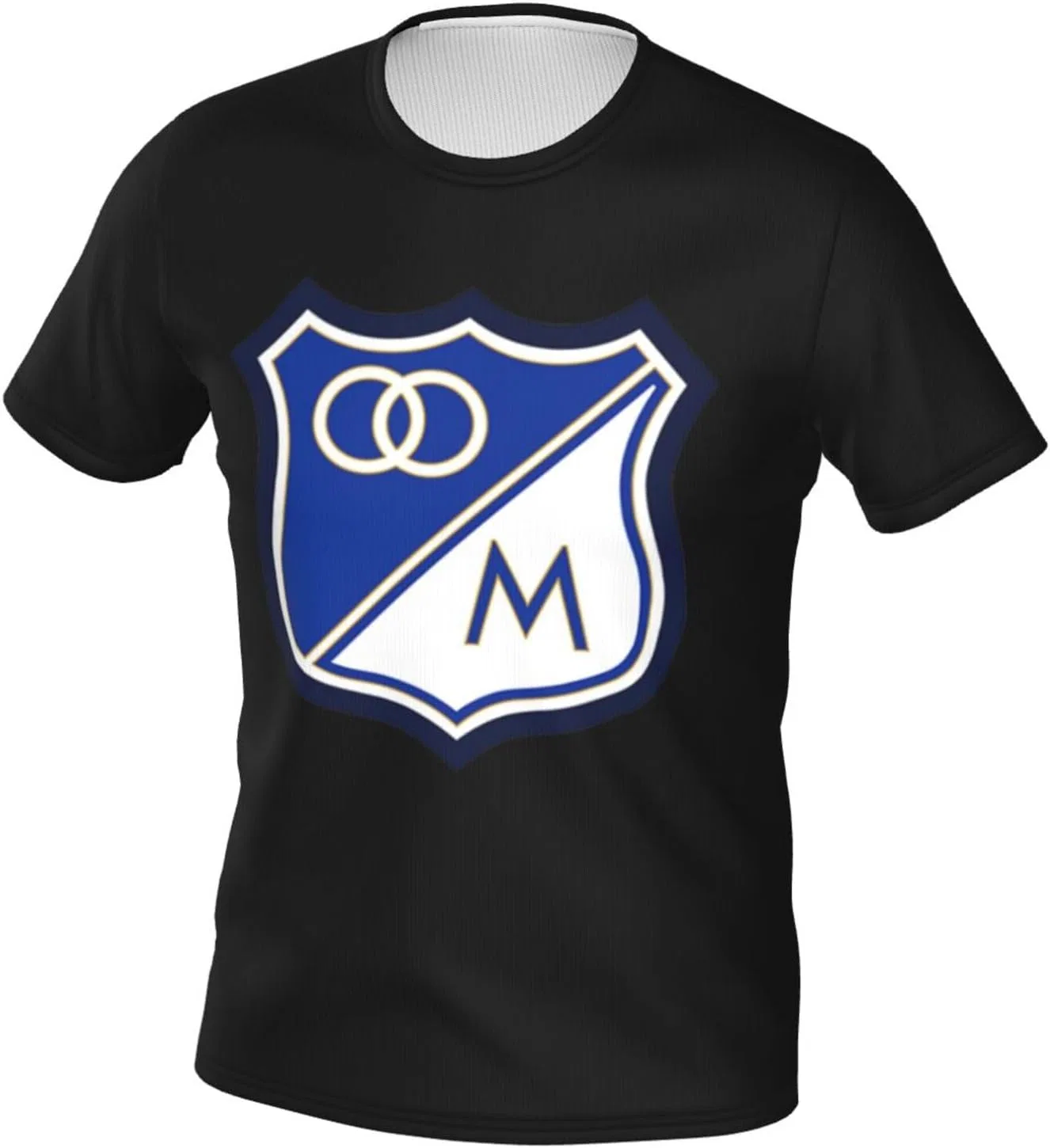 Мужская футболка с коротким рукавом и круглым вырезом Millonarios-Fútbol-Club-FC — фото 3
