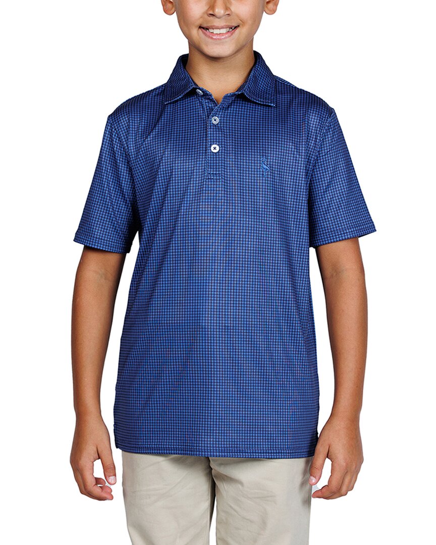 

Поло Tailorbyrd Mini Houndstooth Performance, синий