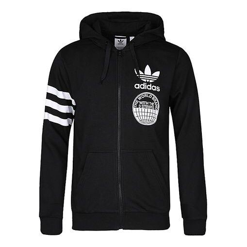 

Толстовка adidas originals Men's Full Zip Hoody Jacket, черный