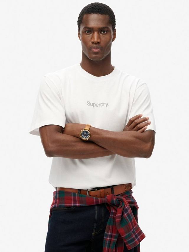 

Футболка с логотипом core city Superdry, цвет Optic