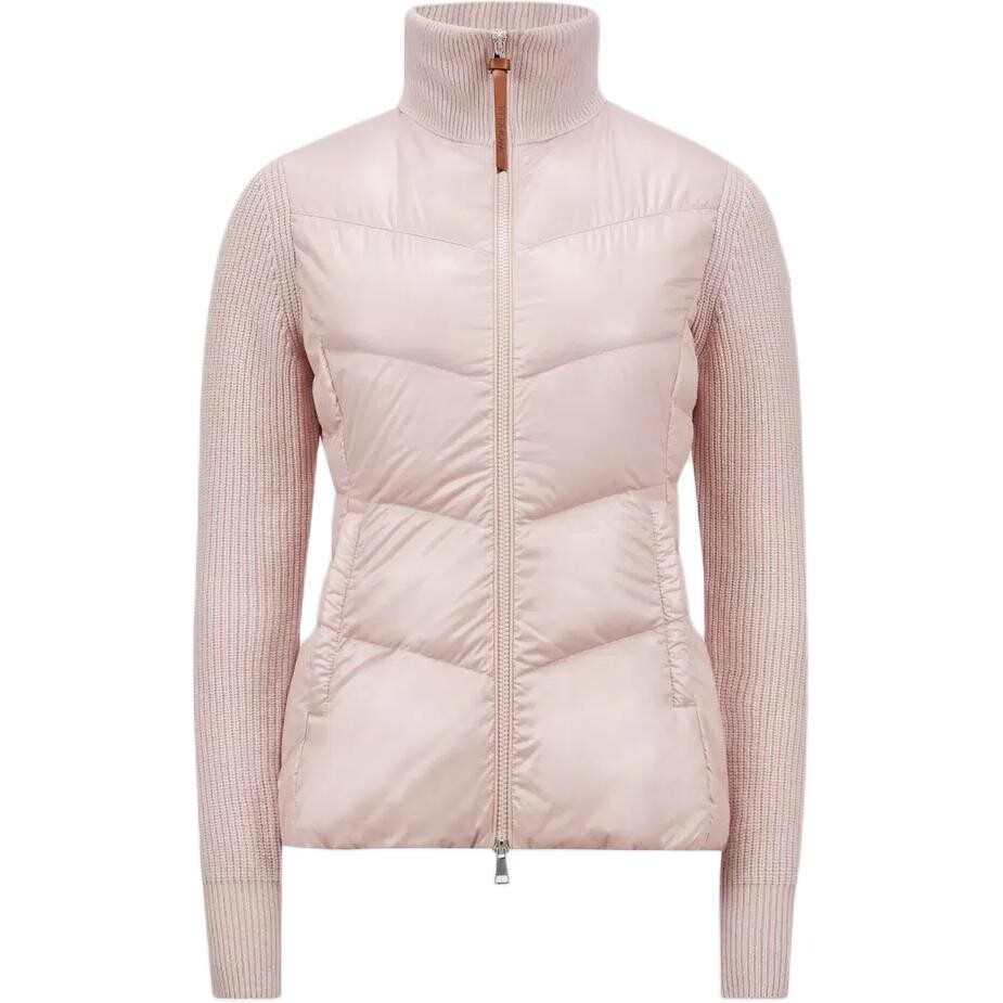 

Пуховик женский розовый Moncler, розовый