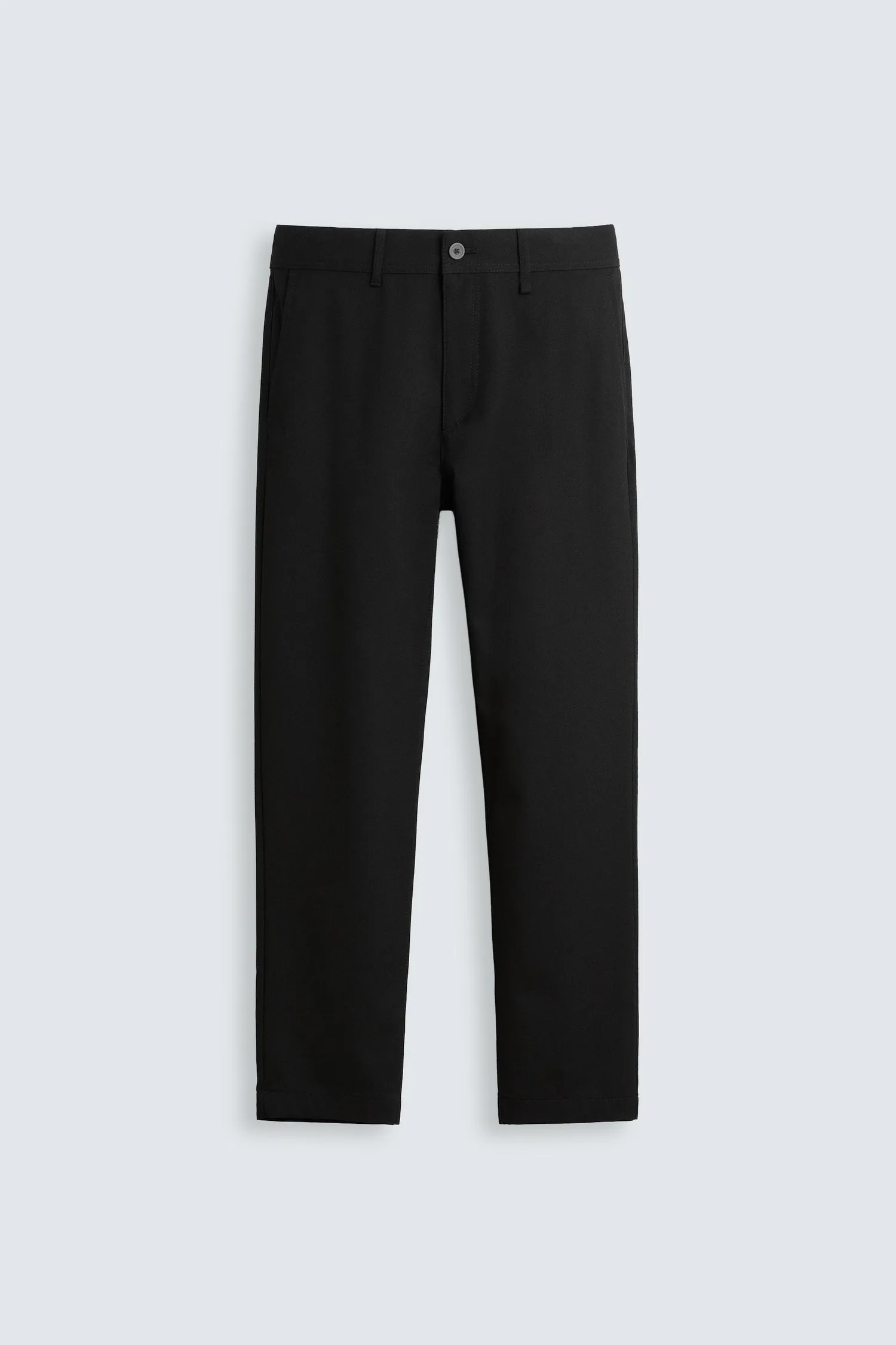 Удобные текстурированные брюки-чинос Zara, черный — фото 3