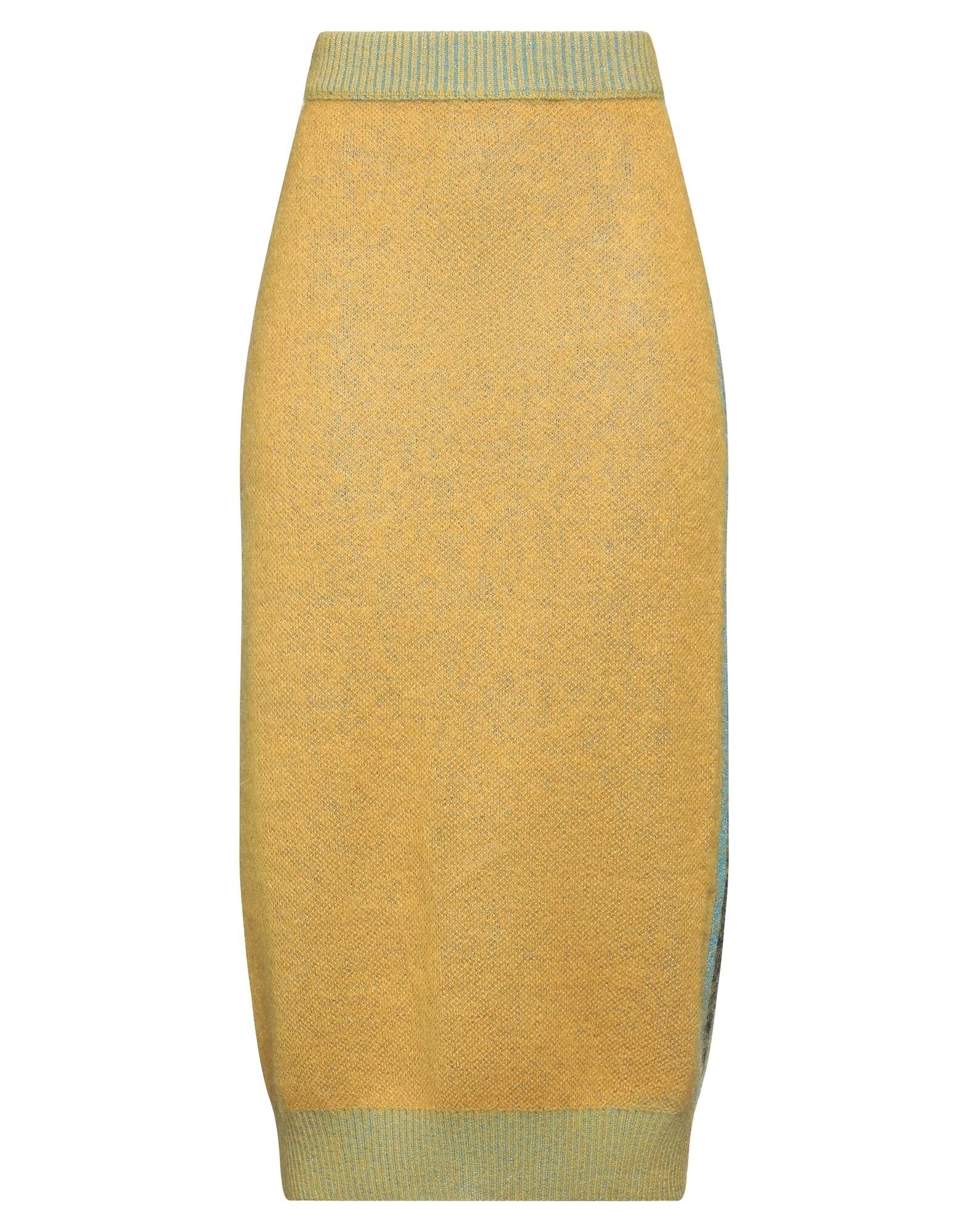 

Юбка миди Circus Hotel, горчичный