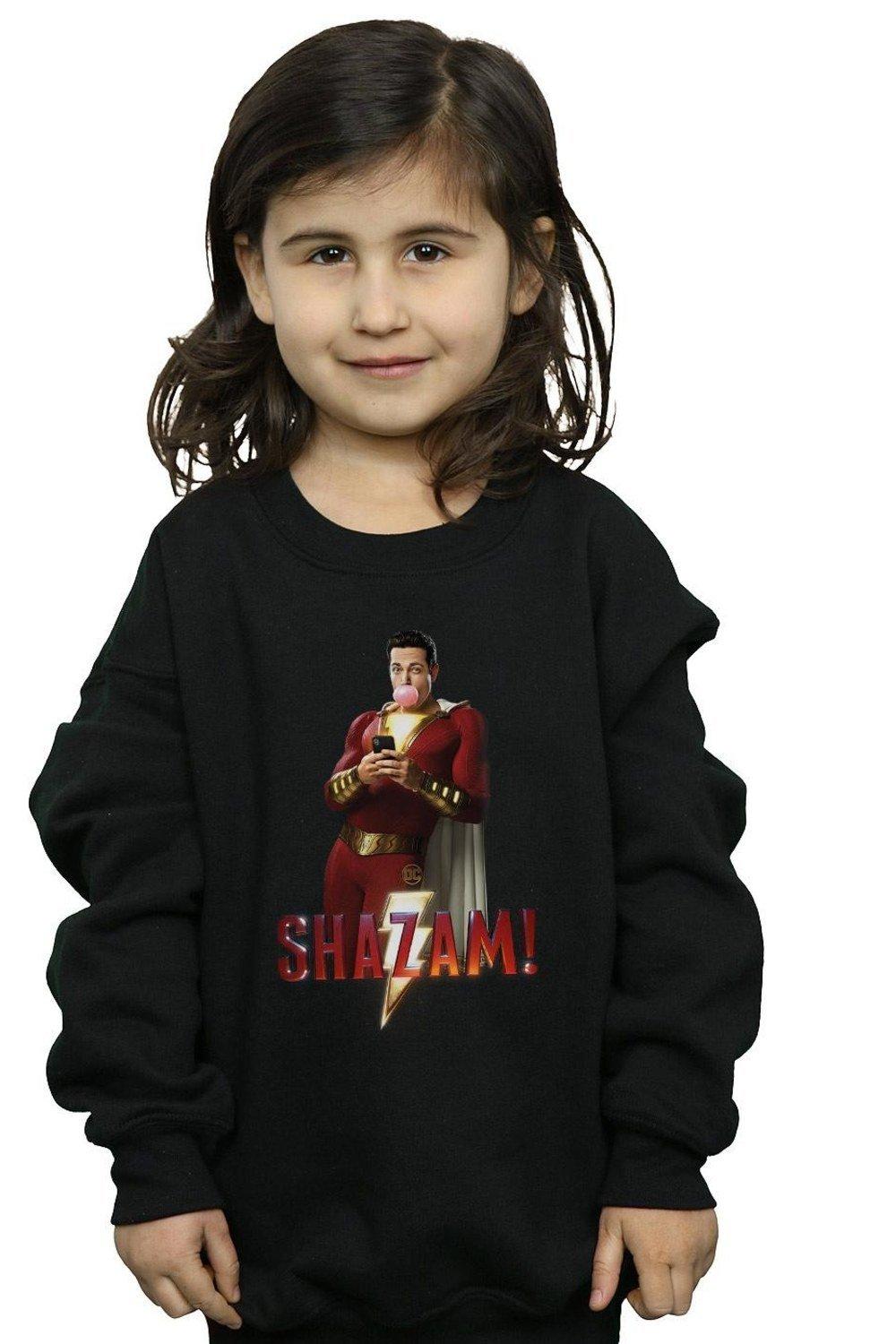 

Толстовка Shazam Bubble Gum DC Comics, черный