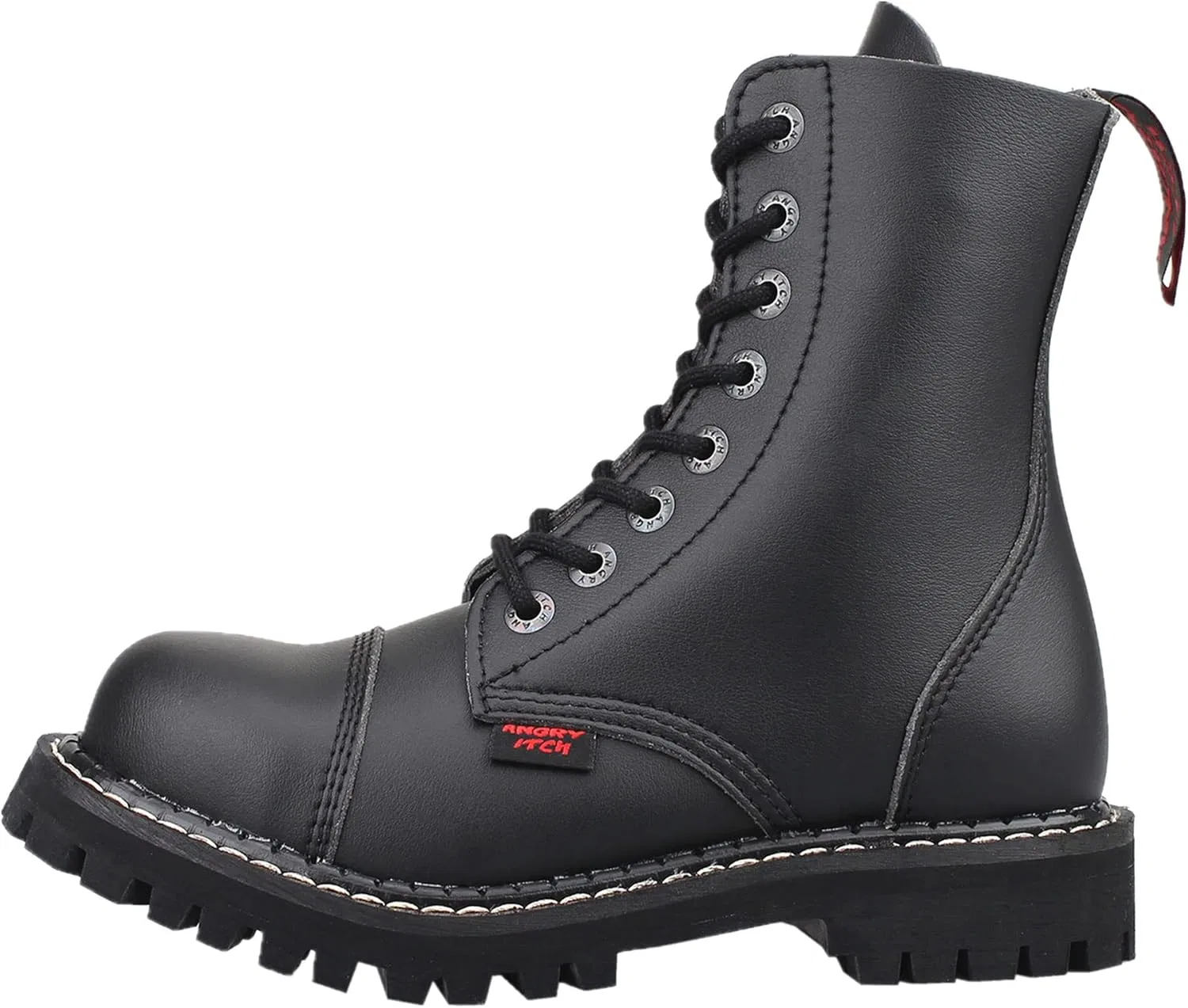 Ботинки Angry Itch - 8-Hole Vegan Boots - PU Black — фото 3