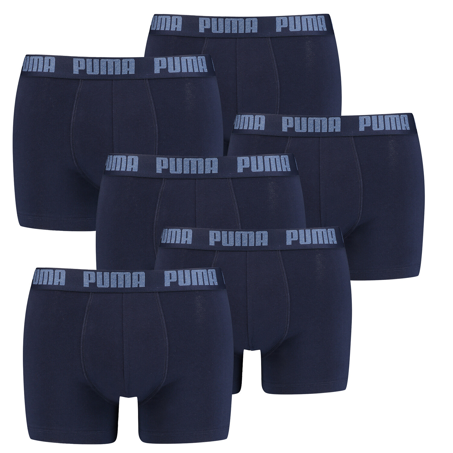 

Боксеры Puma Boxershorts PUMA BASIC BOXER 6P, цвет 321 - navy