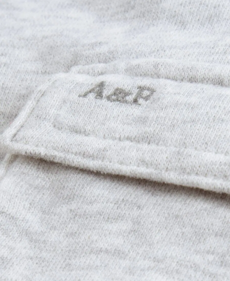 Детские флисовые шорты-карго для мальчиков Abercrombie Kids, серый — фото 4