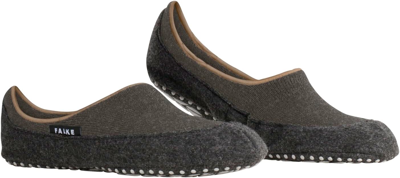 Мужские домашние носки-тапочки FALKE Cosyshoe, 1 пара, Braun Porto Melange 5201 — фото 3