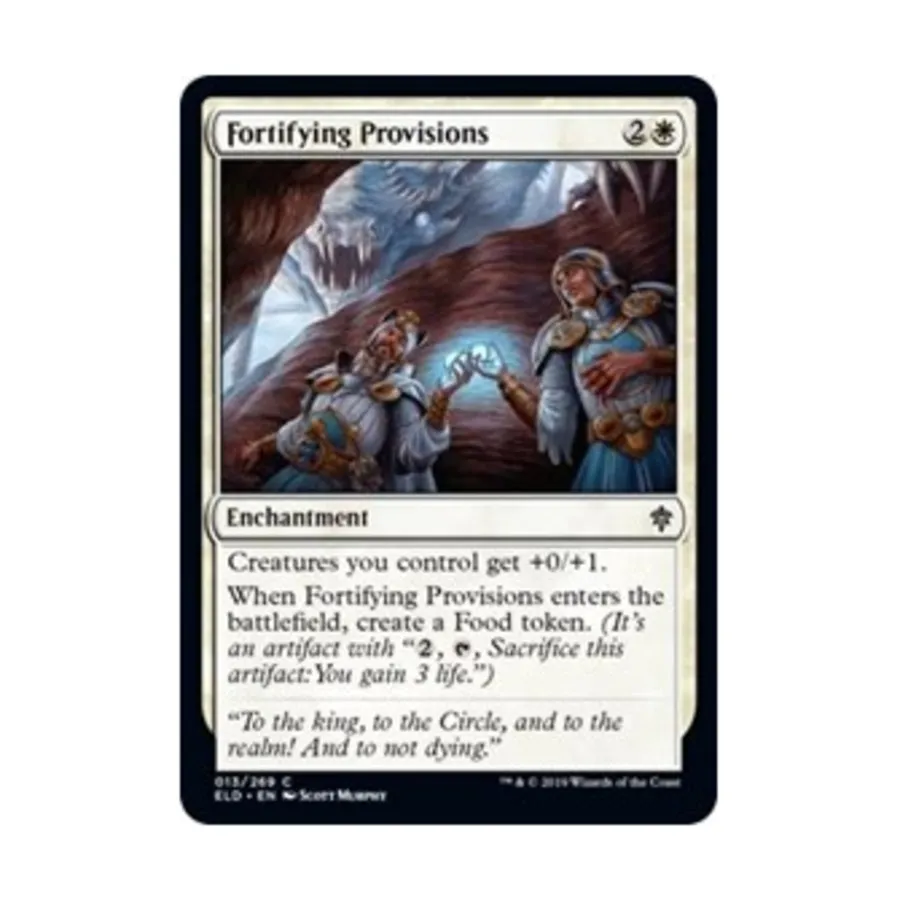 

CCG Укрепляющие провизия (C), MTG - Throne of Eldraine