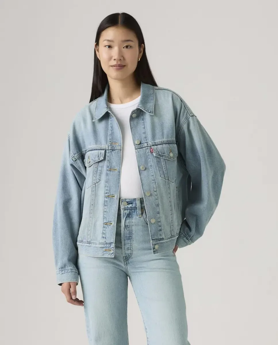Женская джинсовая куртка Levi's, светло-голубой