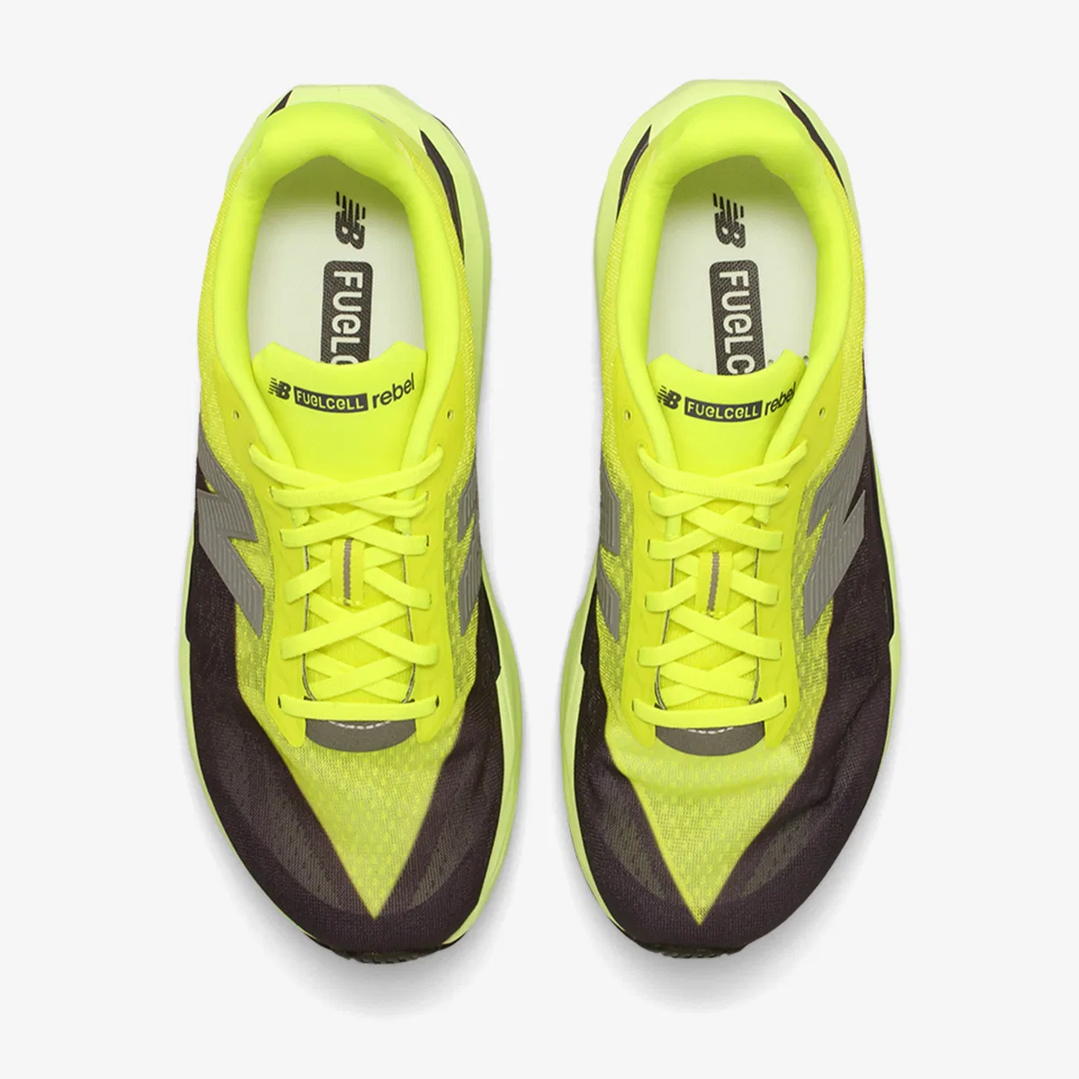 Мужские беговые кроссовки New Balance Rebel v5 жёлто-зелёные — фото 2