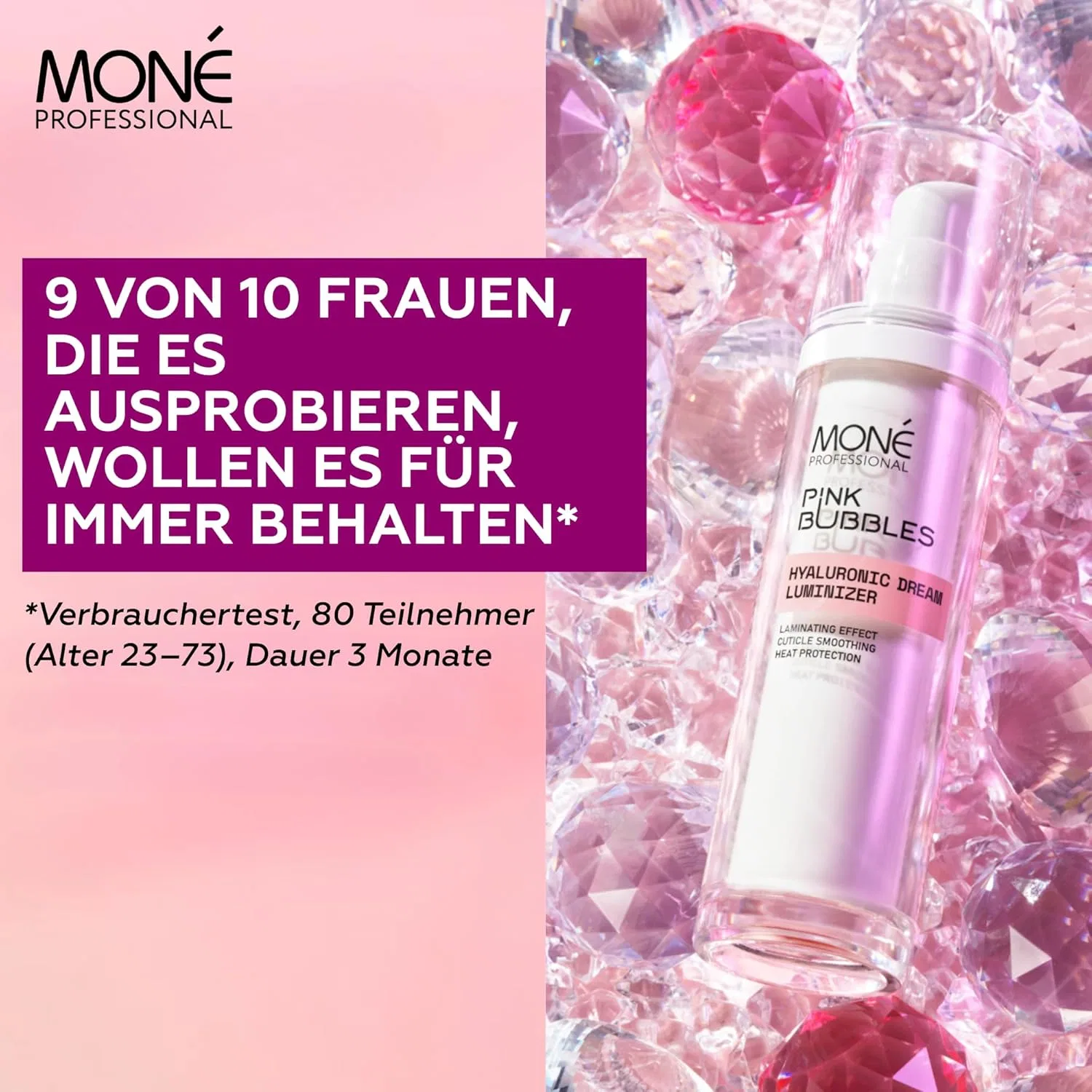Сыворотка для волос MONÉ PROFESSIONAL Hyaluronic Dream Luminizer, 150 мл Moné — фото 4
