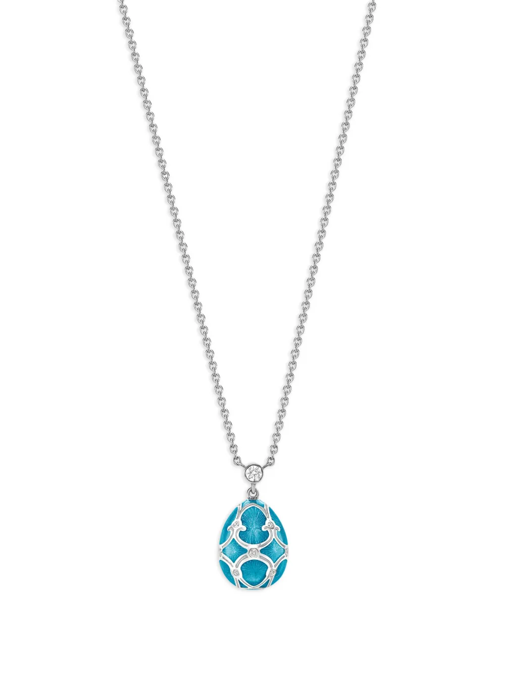 

Колье Heritage Petite Egg из белого золота с бриллиантами FABERGÉ, синий