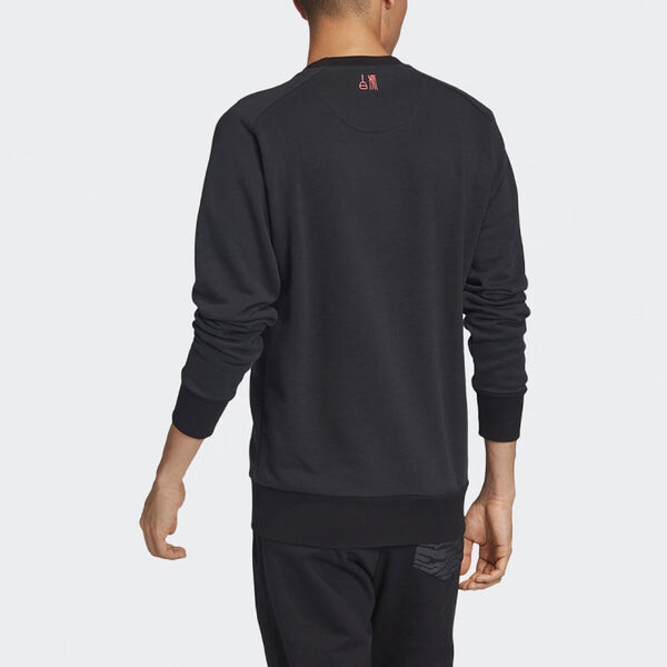 Толстовка adidas Juventus Soccer/Football Sports Pullover Knit Black, черный — фото 4