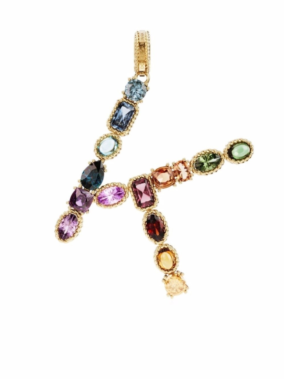 

Подвеска Rainbow Alphabet K из желтого золота Dolce & Gabbana, золотой