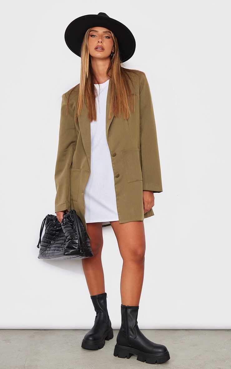 PrettyLittleThing Черные ботинки-носки с фактурной подошвой из искусственной кожи с экстремальной рифленой подошвой — фото 2