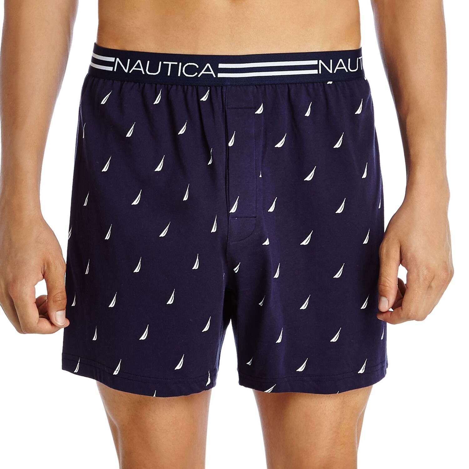 

Мужские боксеры эластичной вязки Nautica, цвет Skydive Blue Wintl