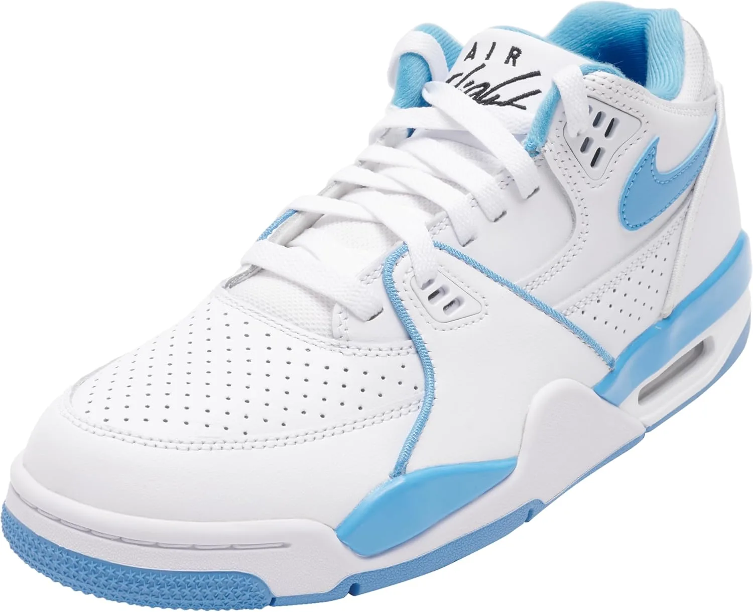Мужские низкие кроссовки NIKE Air Flight '89, белый/черный/синий