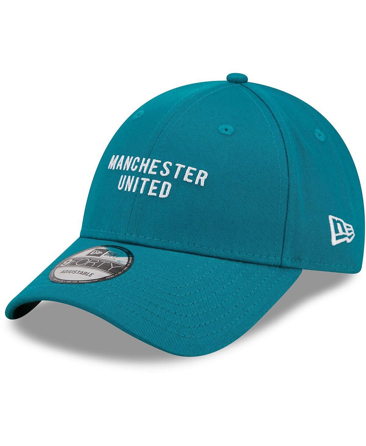 

Мужская бирюзовая регулируемая кепка Manchester United Seasonal 9FORTY New Era