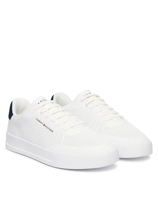 Tommy Hilfiger Кроссовки Th Court Knit FM0FM05823 белые — фото 2