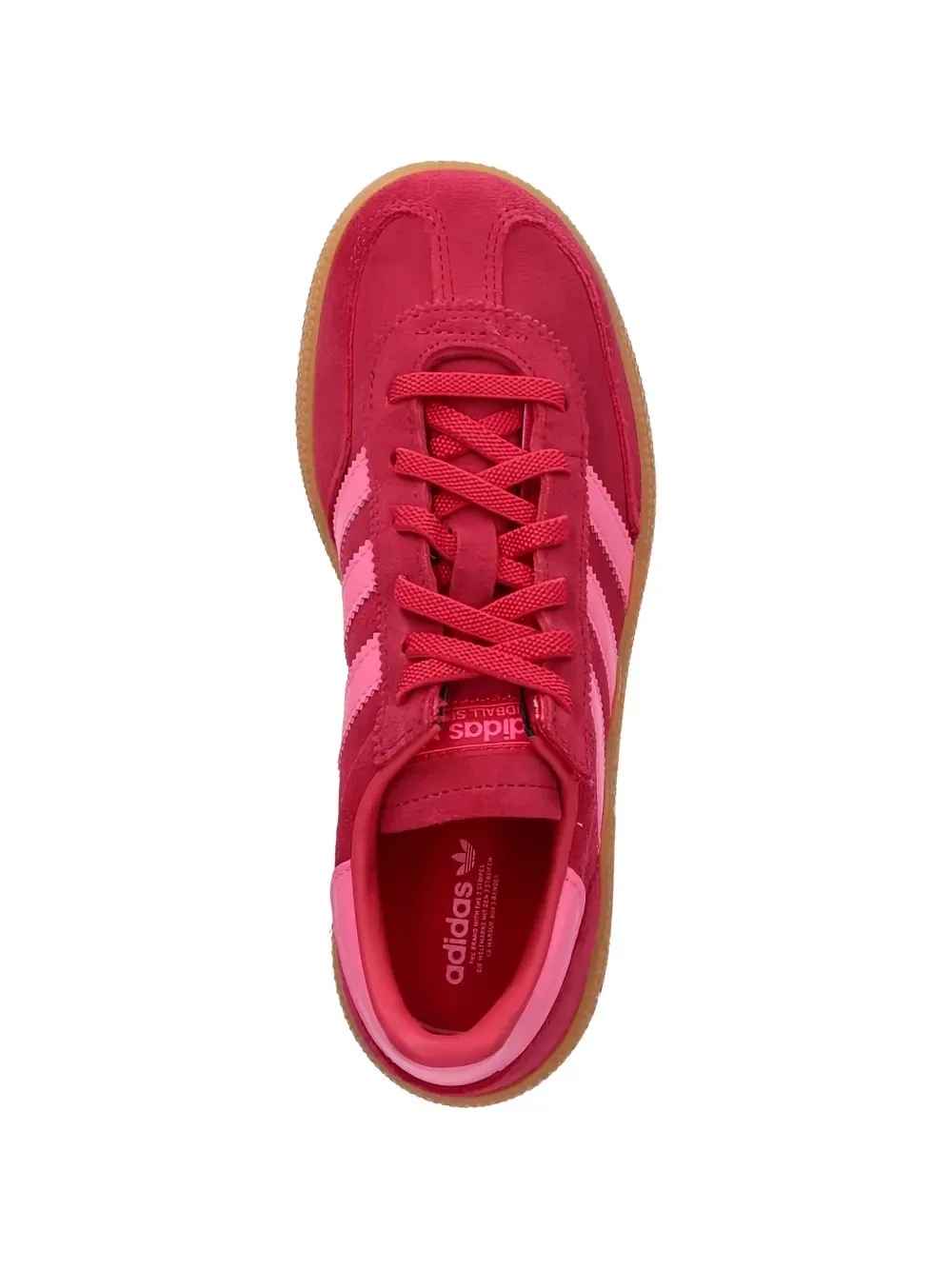 Кроссовки Handball Spezial на шнуровке Adidas Kids, розовый — фото 4
