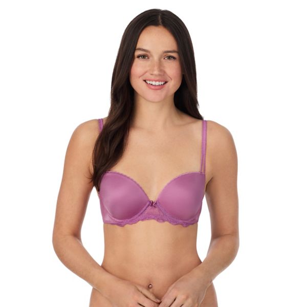 

Микро и кружевной балконет push-up бюстгальтер 84004 для девушек So, цвет argyle purple