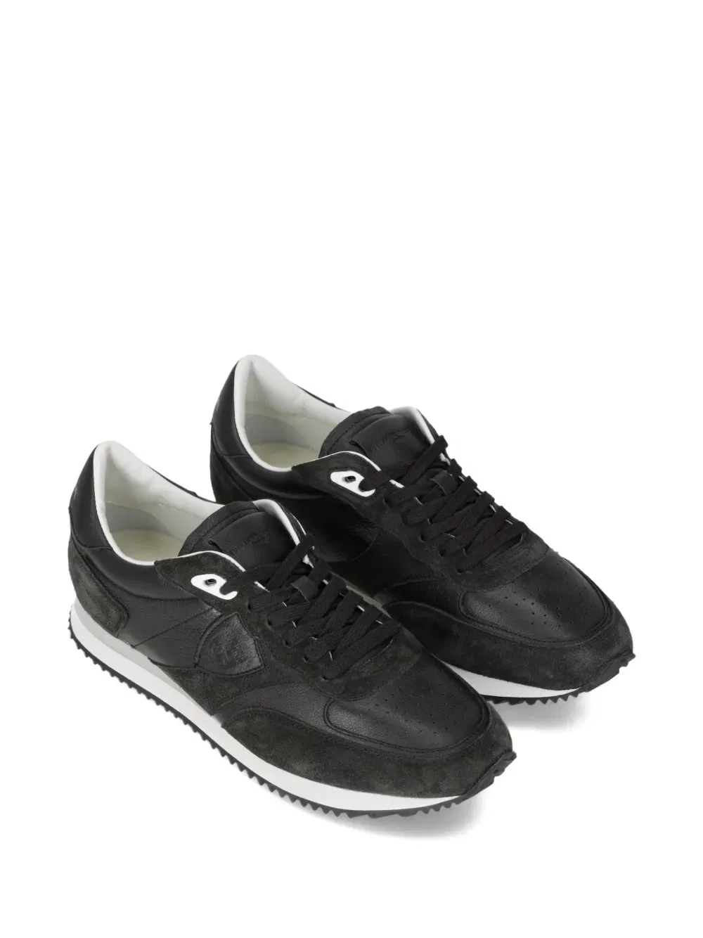 Низкие кожаные кроссовки Philippe Model Paris, черный — фото 2
