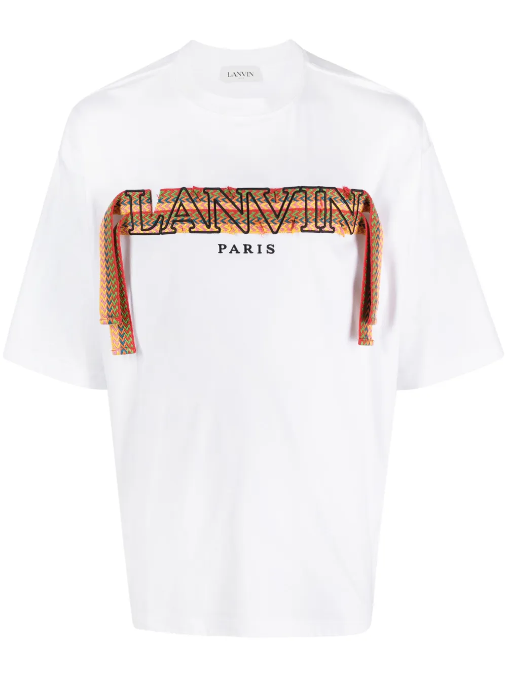 

Футболка Curb с вышивкой Lanvin, белый