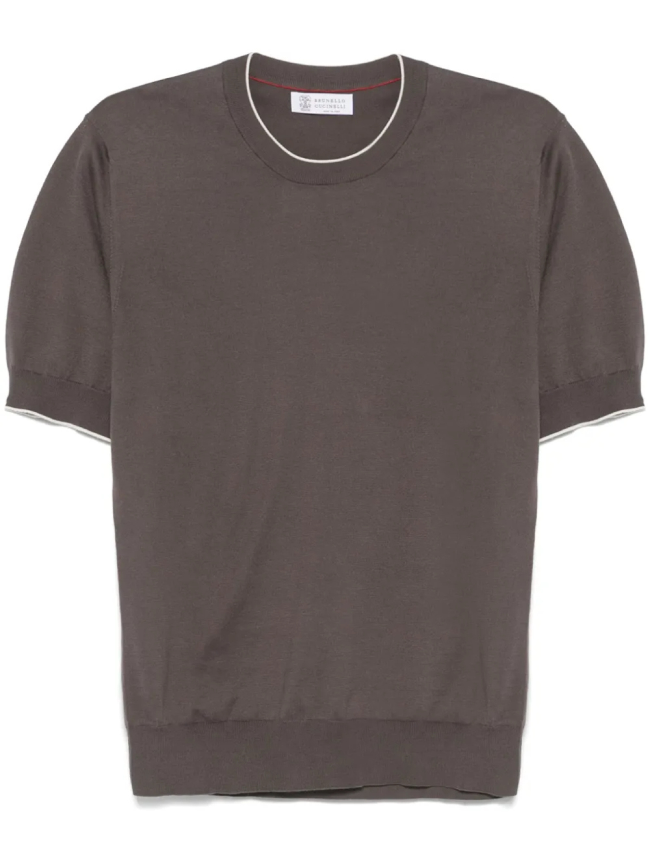 

Brunello Cucinelli футболка тонкой вязки, серый