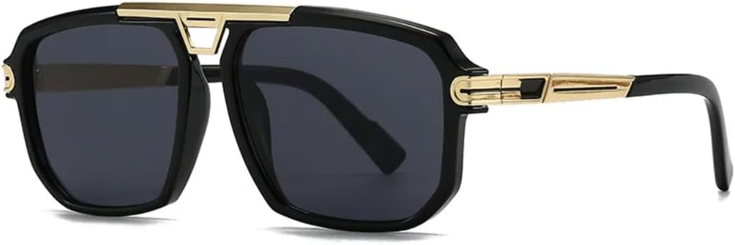 

Популярные модные мужские солнцезащитные очки в стиле ретро с прозрачным градиентом и защитой от УФ-излучения UV400, женские солнцезащитные очки в стиле панк TVTBBVV, Black Grey