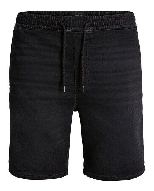 

Мужские джоггеры-бермуды с эластичной талией и кружевной застежкой Jack & Jones, черный