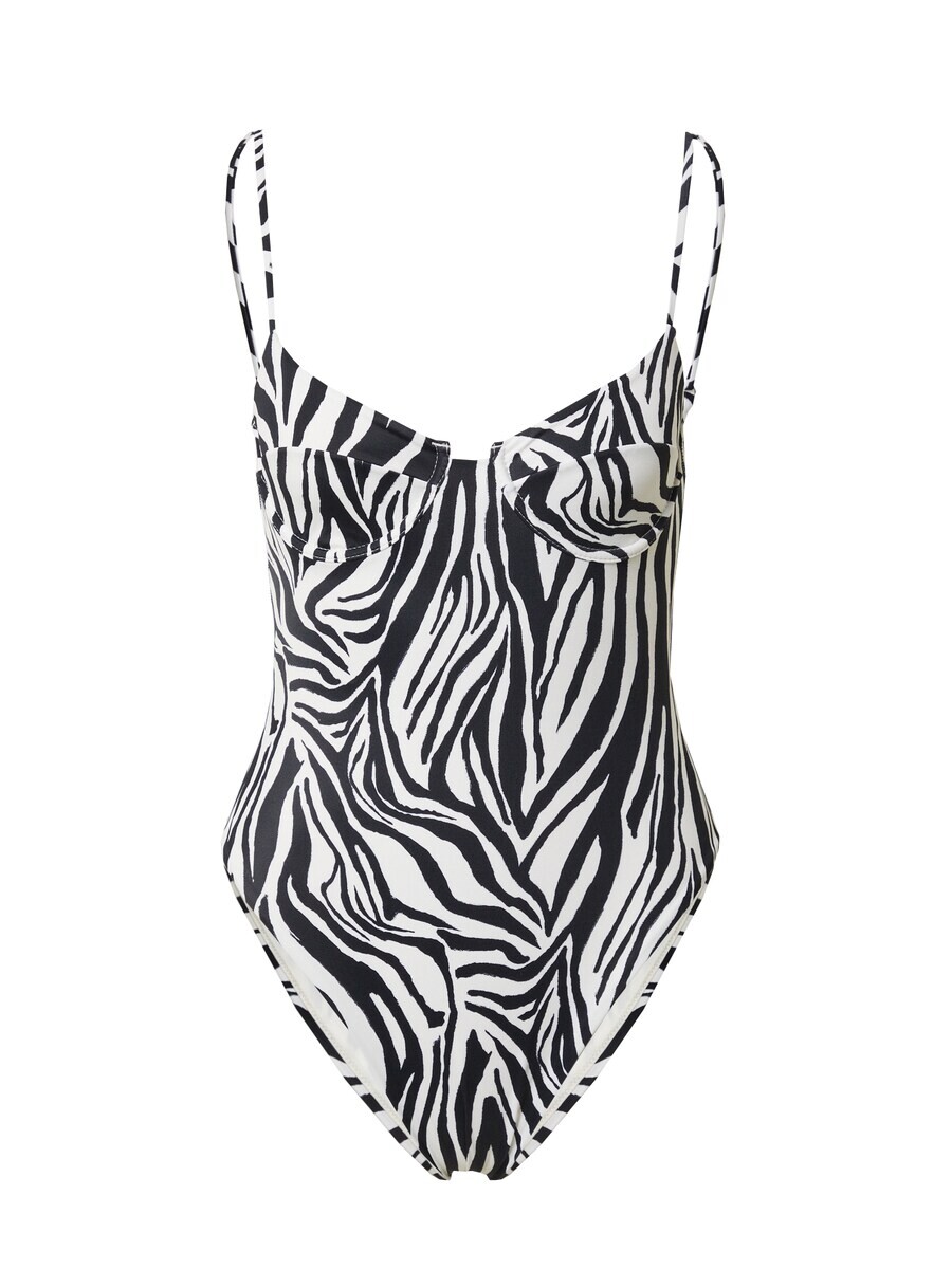 

Купальник на косточках EDITED T-shirt Swimsuit Ulfa, черный/белый