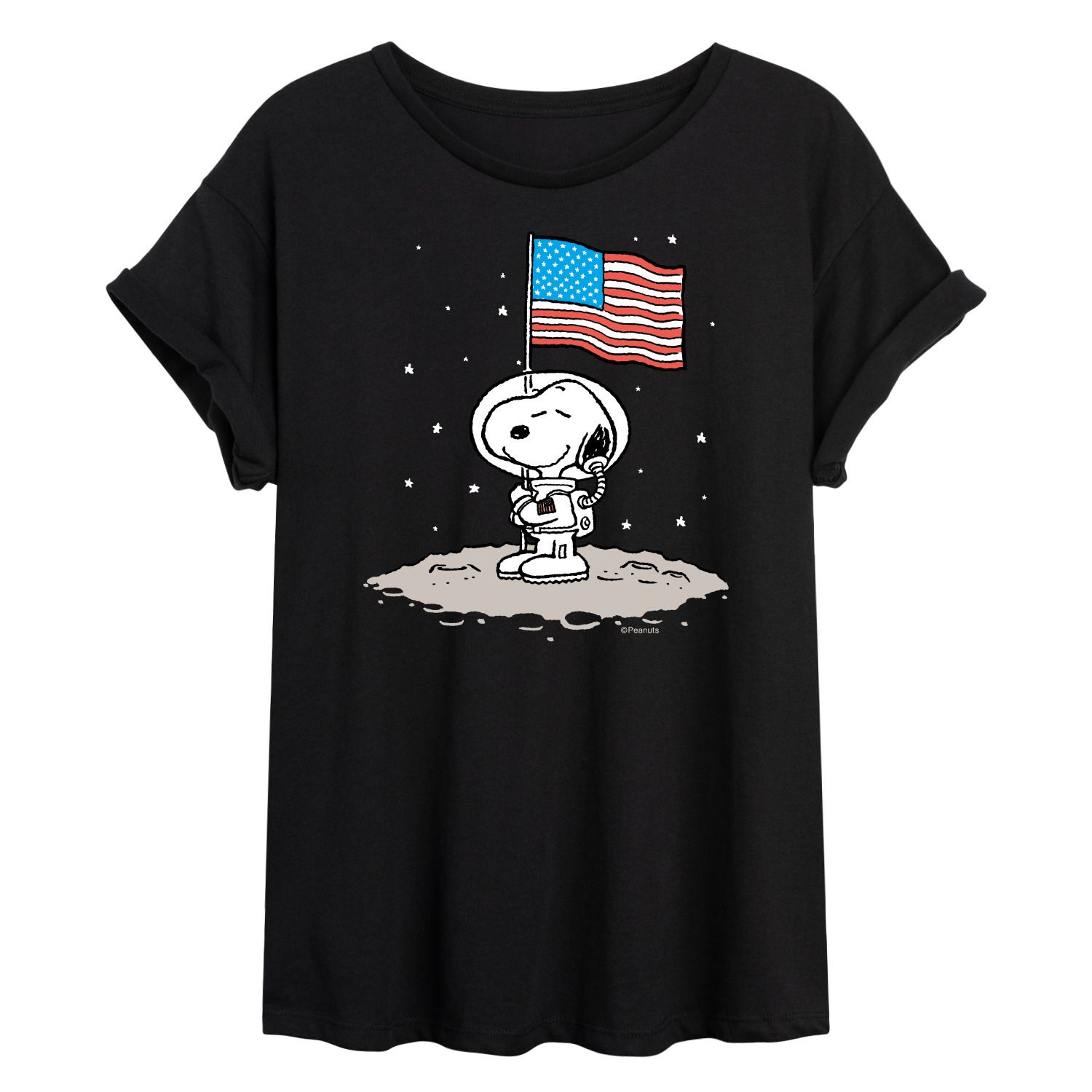 

Детская футболка с струящимся рисунком Peanuts Snoopy Astronaut Licensed Character