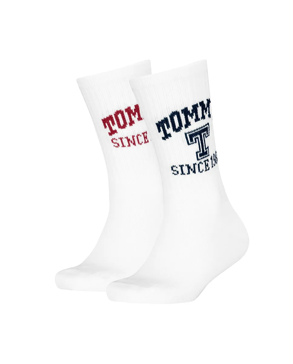 

Детские носки средней длины (набор из 2 штук) Tommy Hilfiger, синий